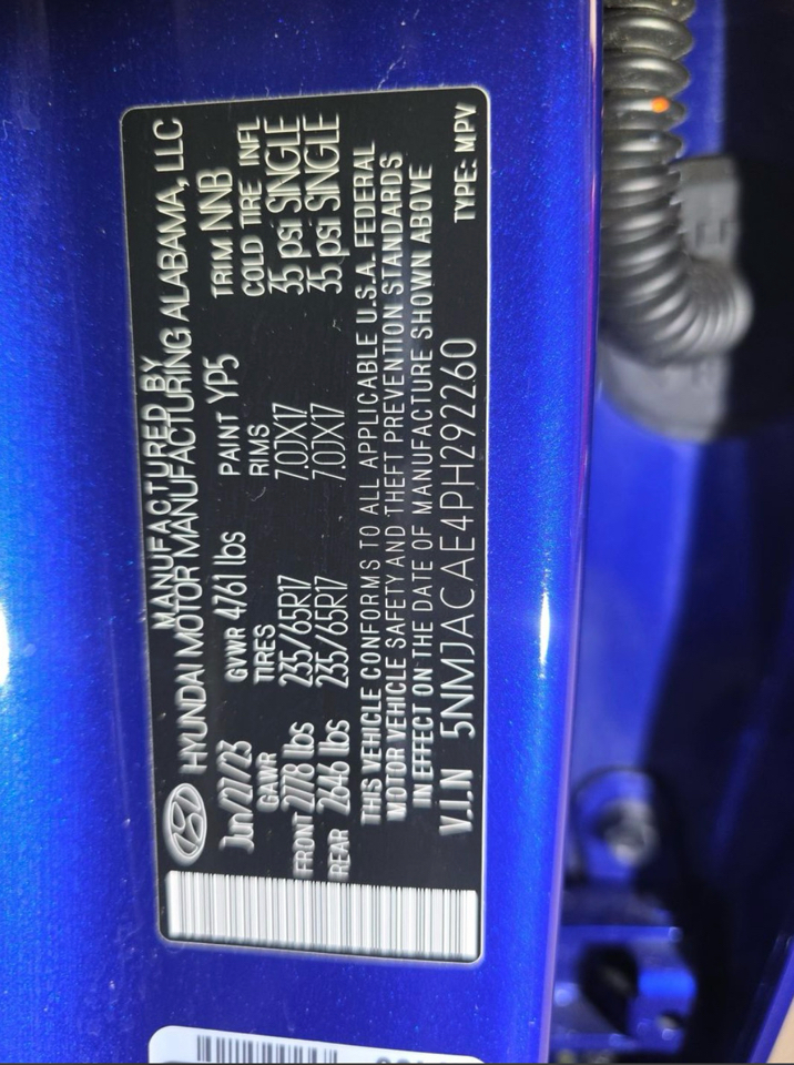 Hyundai Tucson SE AWD 2023