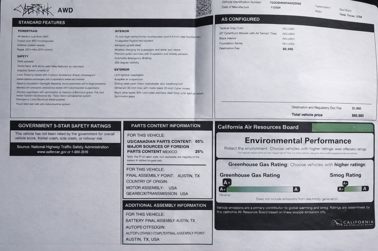 Tesla Cybertruck AWD 2024