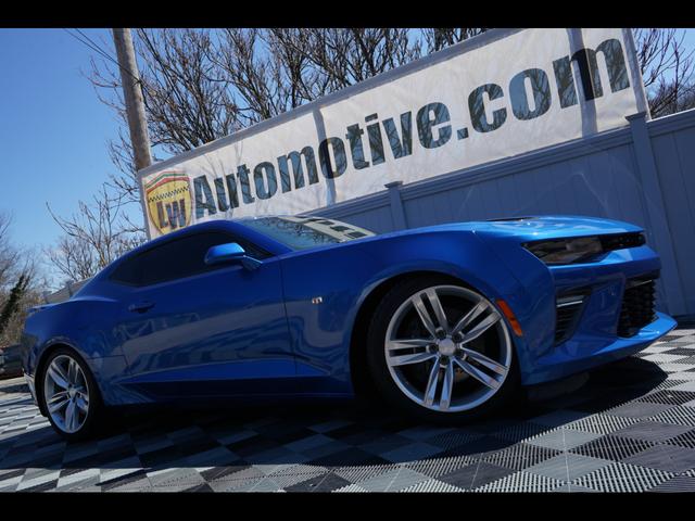 Blue 2017 Chevrolet Camaro 2SS Coupe RWD Coupe Rear-Wheel Drive Automatic