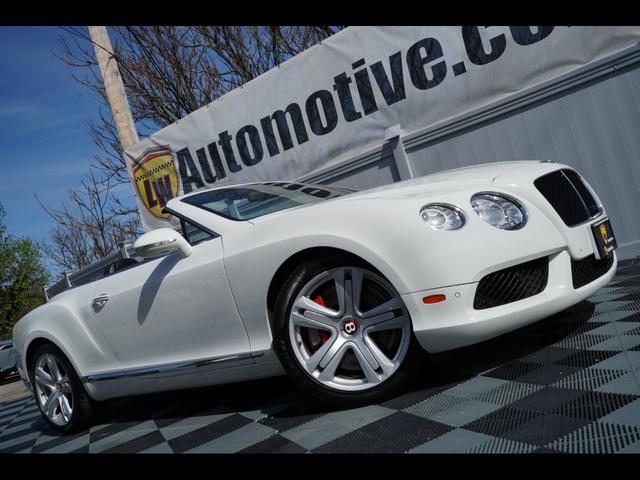 White 2013 Bentley Continental GTC V8 AWD Convertible All-Wheel Drive Automatic