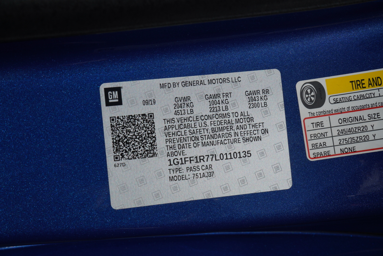 Chevrolet Camaro 2dr Cpe 1SS 2020