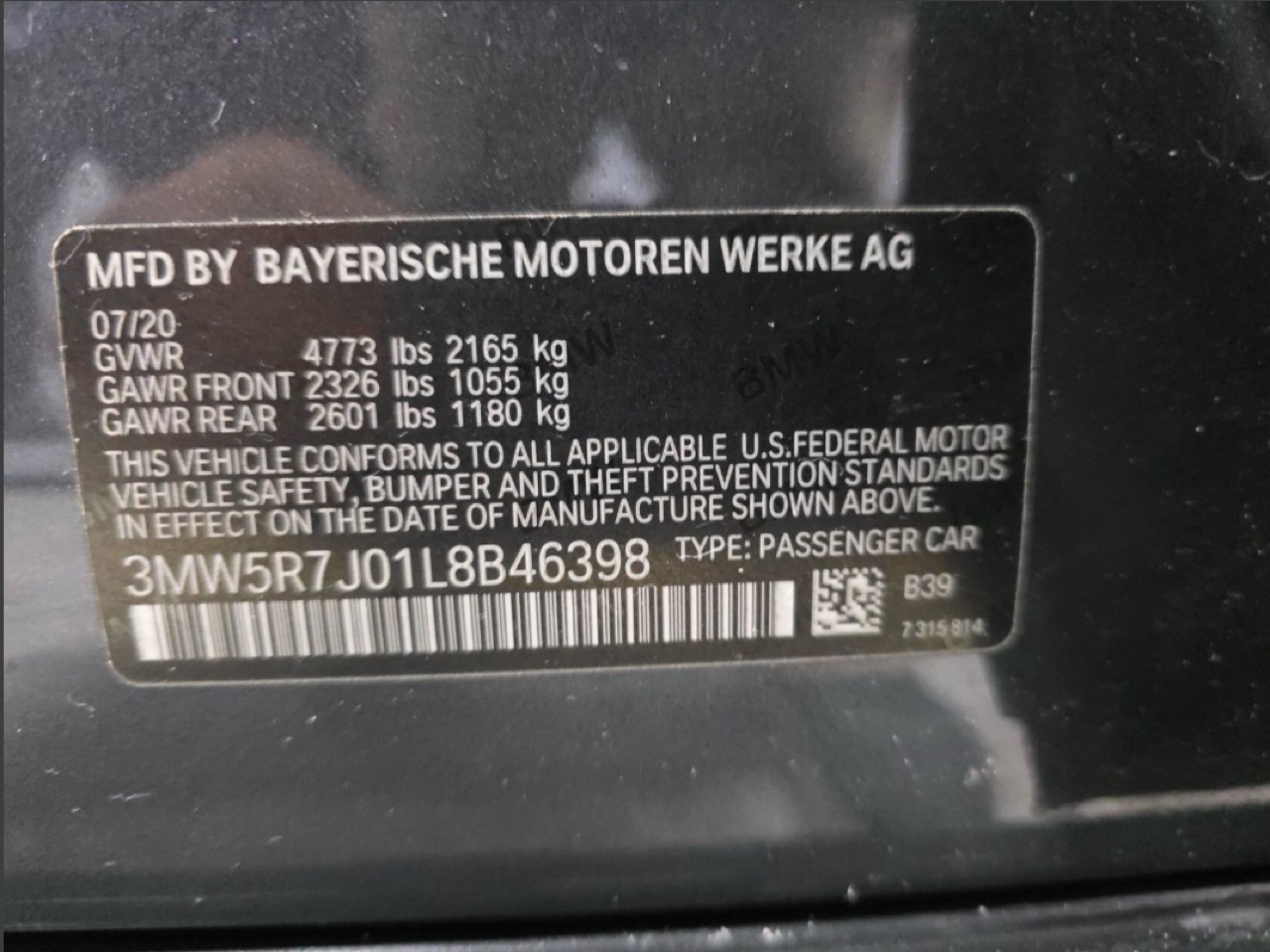 BMW 3 Series 330i xDrive Sedan North America 2020