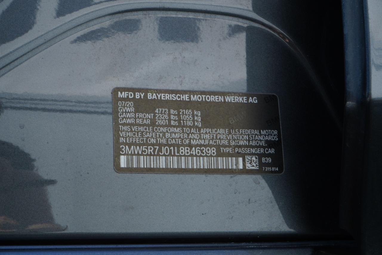 BMW 3 Series 330i xDrive Sedan North America 2020
