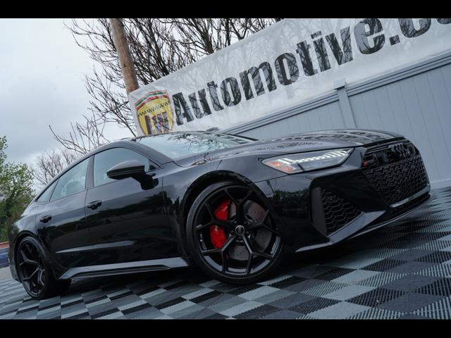 Black 2025 Audi RS 7 4.0T quattro Performance AWD Sedan All-Wheel Drive Automatic