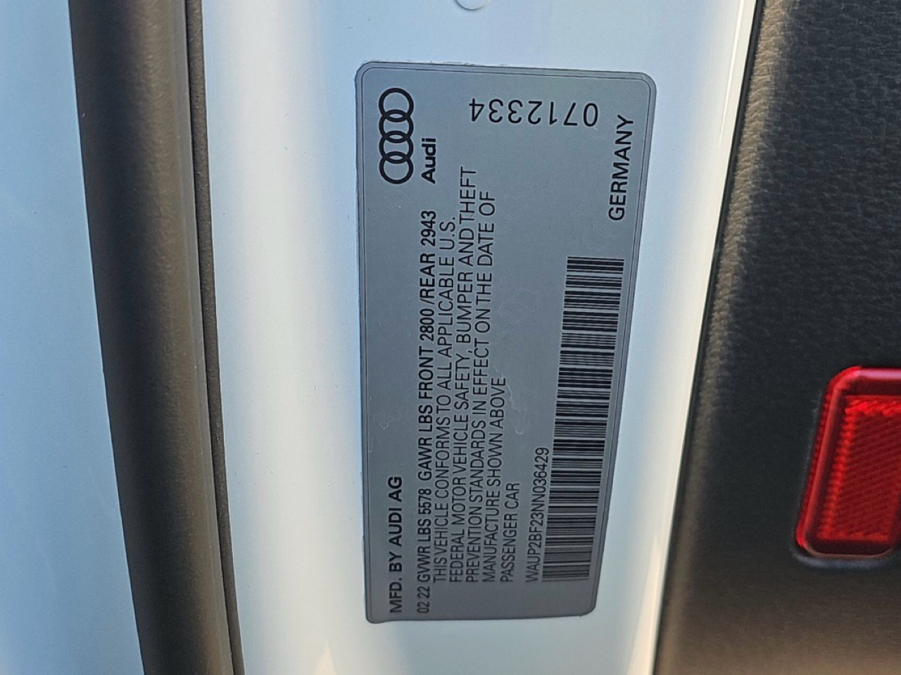 Audi A7 Premium 55 TFSI quattro 2022