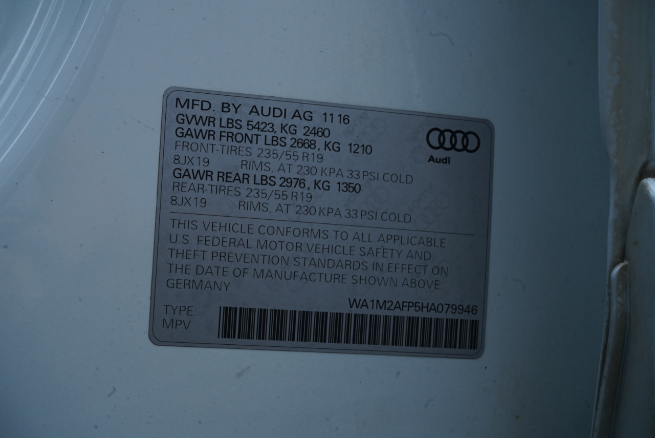 Audi Q5 2.0 TFSI Premium Plus 2017