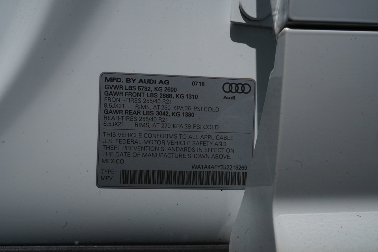Audi SQ5 3.0 TFSI Premium Plus 2018