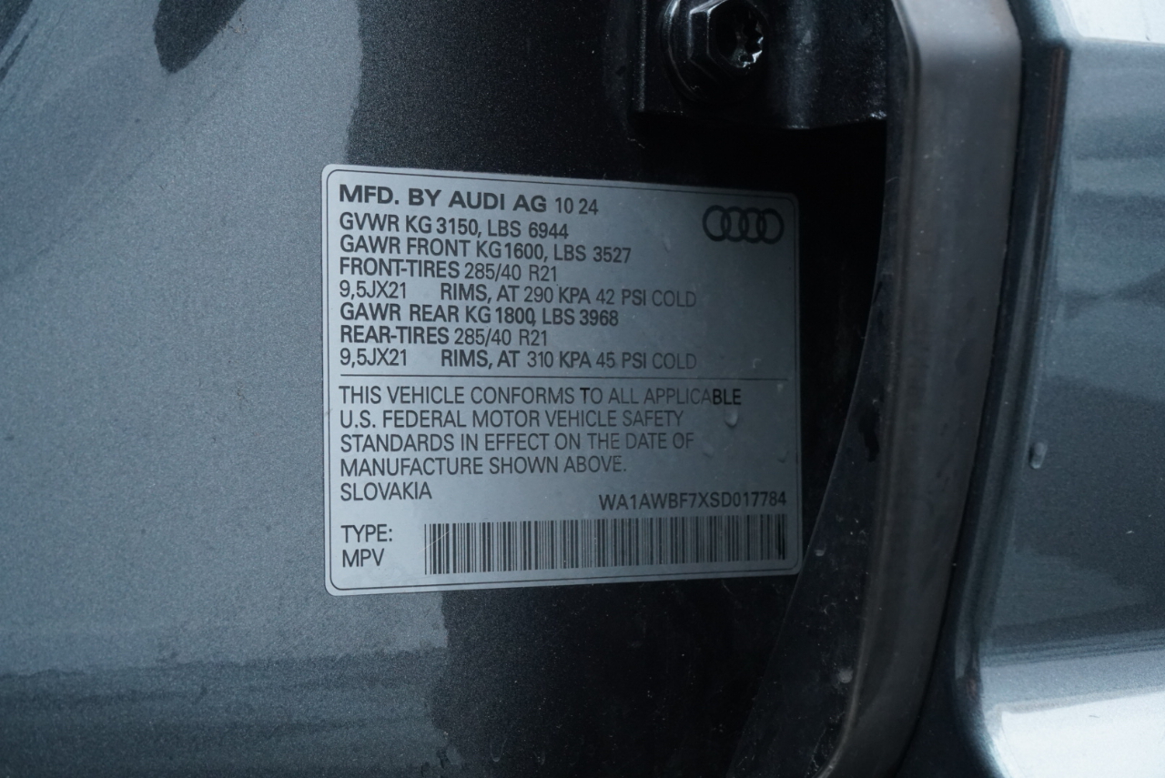 Audi SQ7 Premium Plus 4.0 TFSI quattro 2025