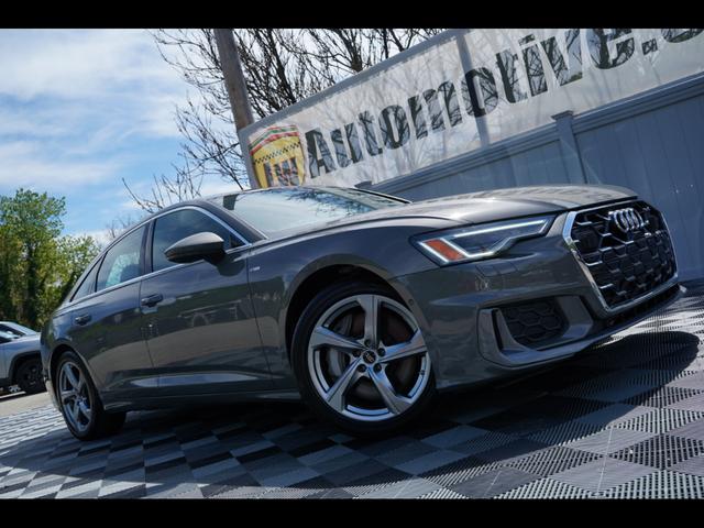 Gray 2024 Audi A6 quattro Premium Plus 55 TFSI Sedan All-Wheel Drive Automatic