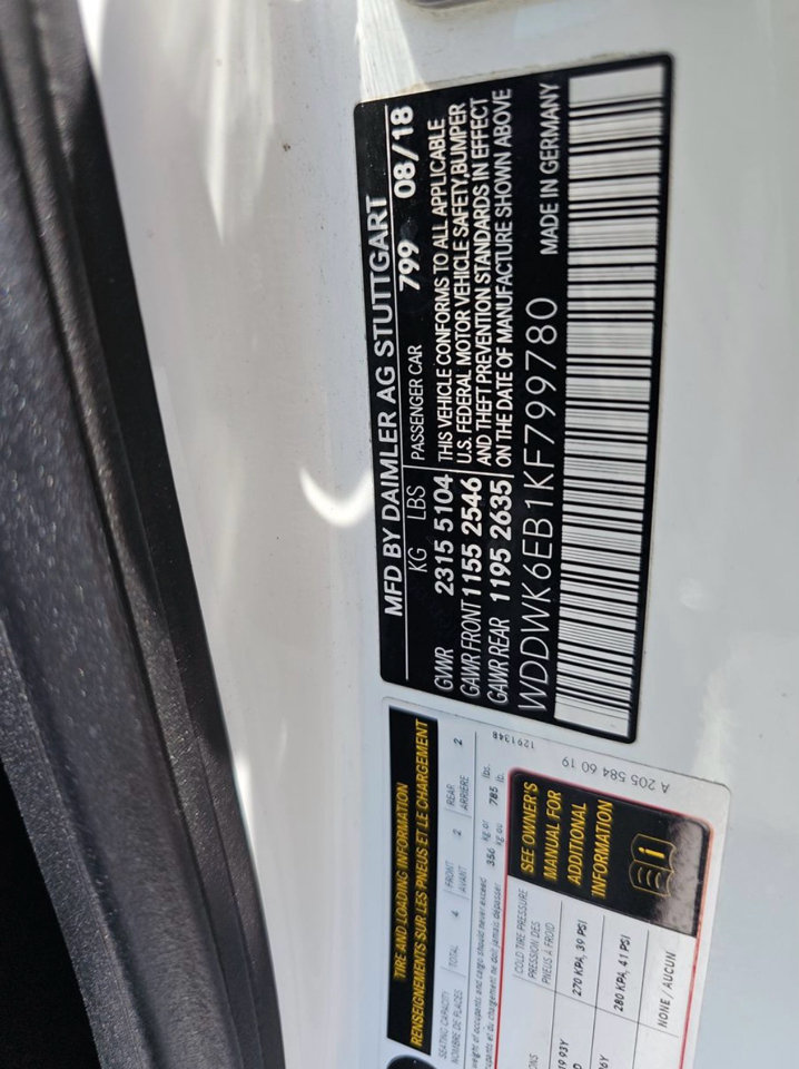 Mercedes-Benz C-Class AMG C 43 4MATIC Cabriolet 2019