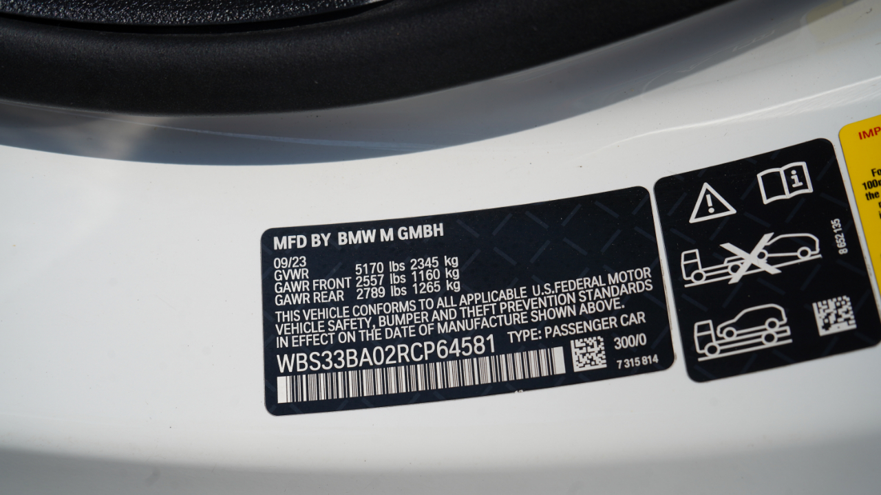 BMW M4 Competition xDrive Convertible 2024