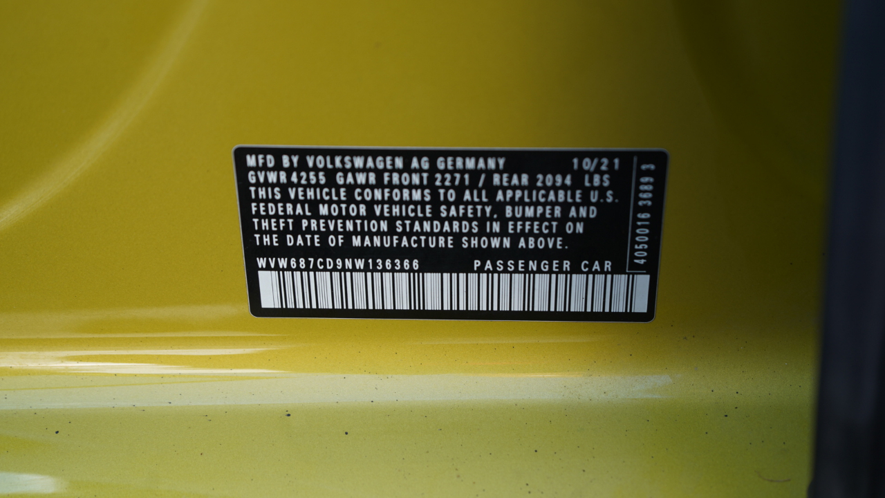 Volkswagen Golf GTI 2.0T Autobahn Manual 2022