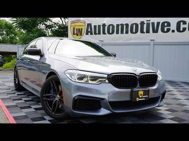 Blue 2019 BMW 5 Series Sedan All-Wheel Drive Automatic