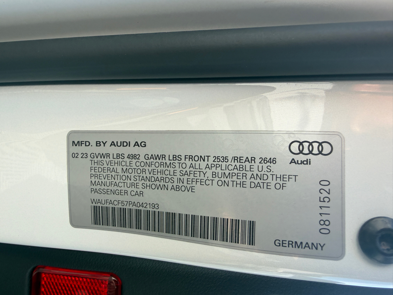 Audi A5 Sportback S line Premium Plus 45 TFSI quattro 2023