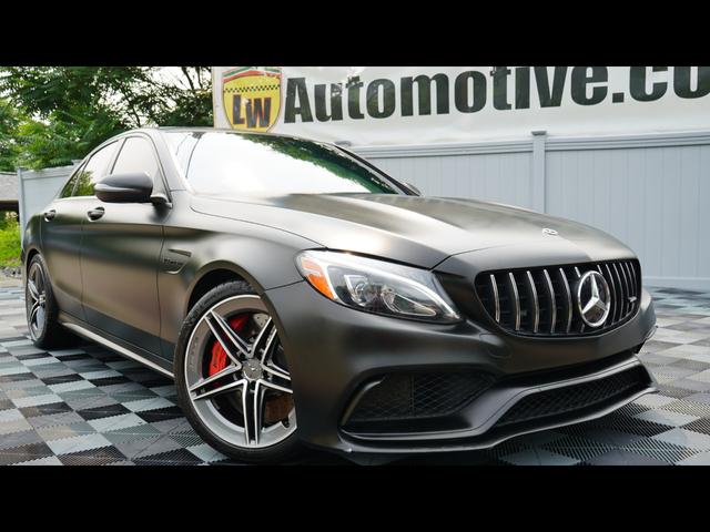 Black 2017 Mercedes-Benz C-Class Sedan Rear-Wheel Drive Automatic