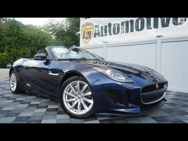 Blue 2014 Jaguar F-TYPE Convertible Rear-Wheel Drive Automatic