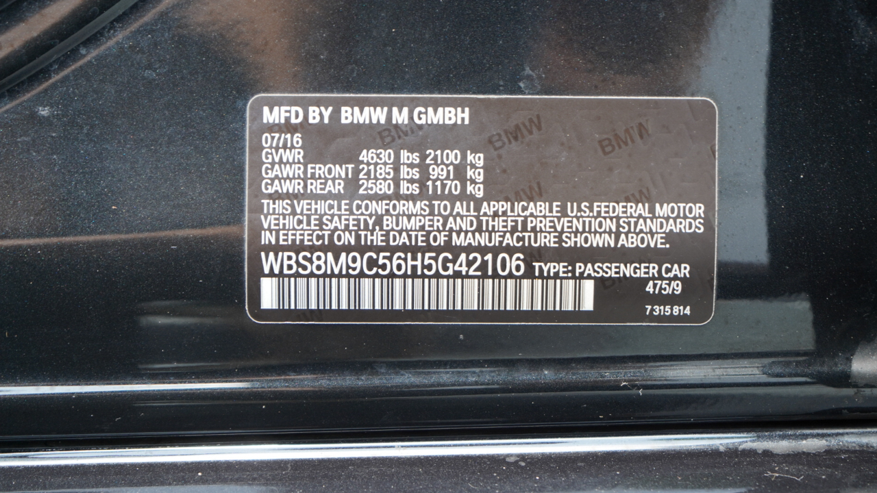 BMW M3 Sedan 2017