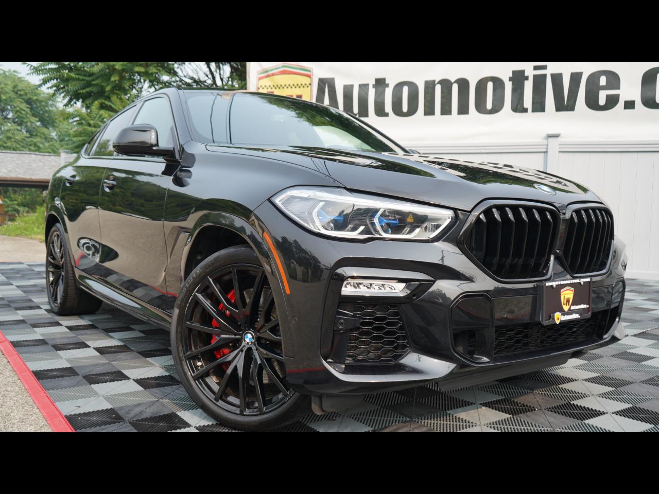 Black 2021 BMW X6 SUV / Crossover All-Wheel Drive Automatic