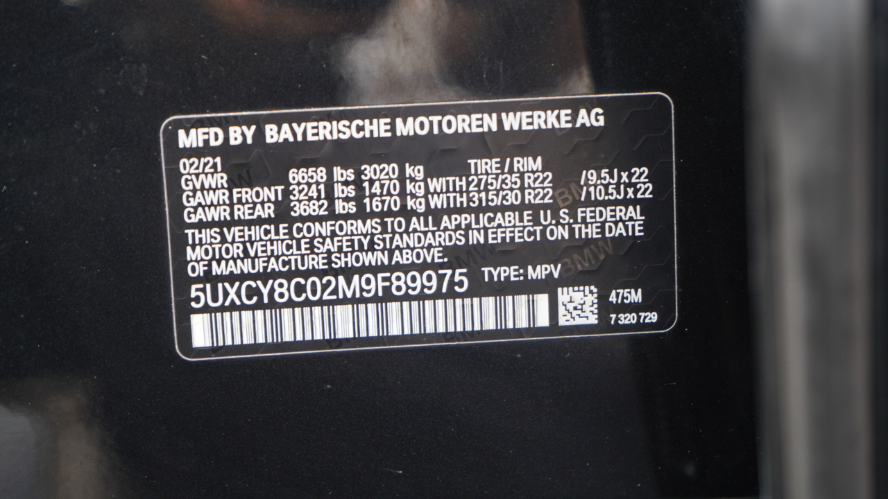 BMW X6 M50i Sports Activity Coupe 2021