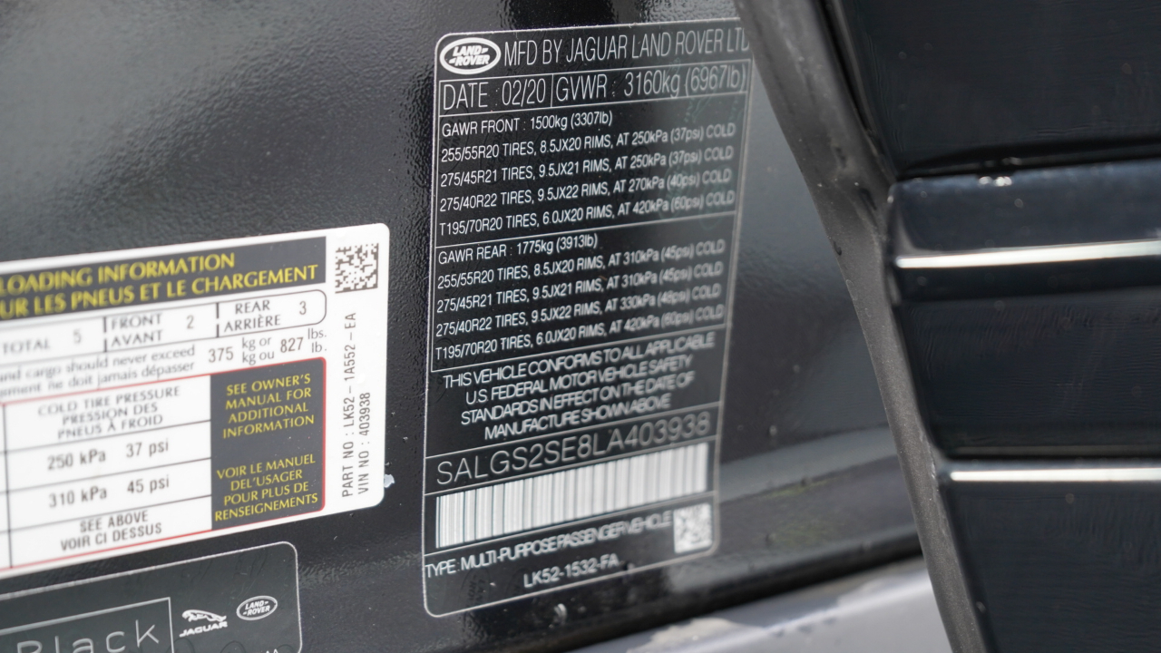 Land Rover Range Rover P525 HSE SWB 2020