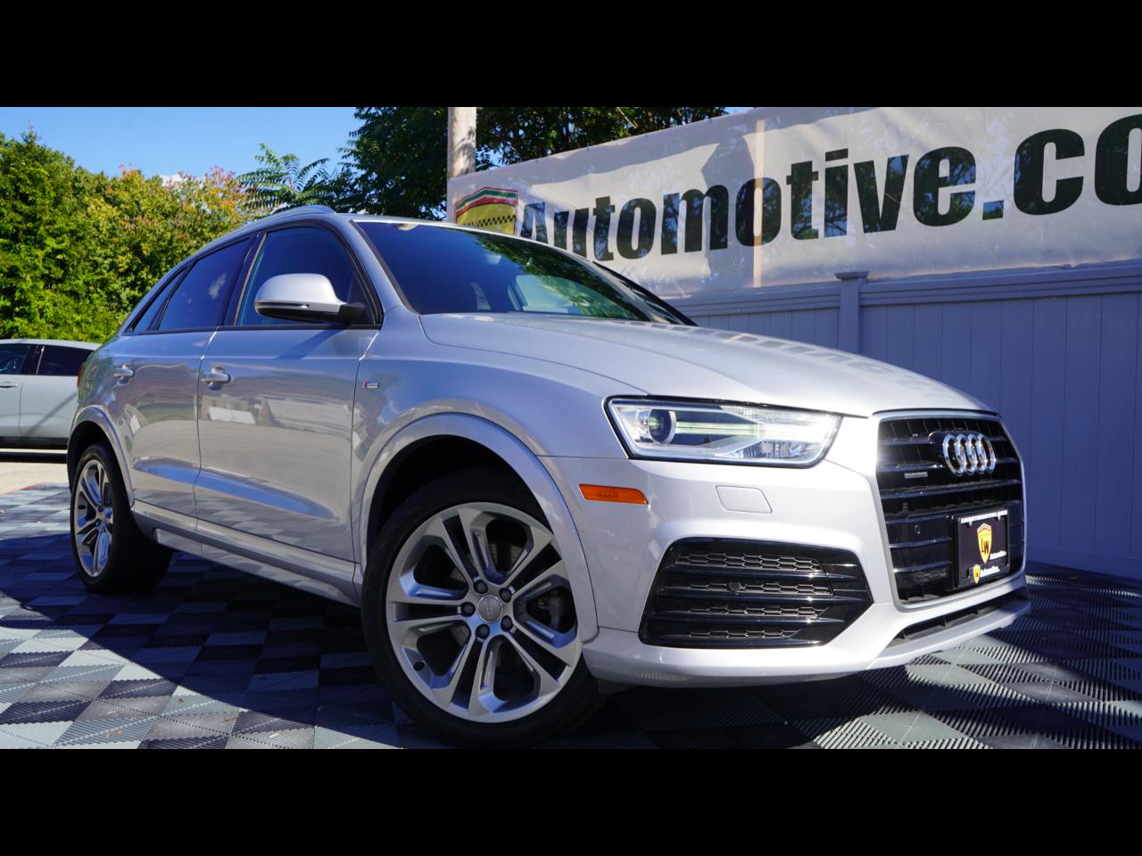 Silver 2018 Audi Q3 SUV / Crossover  Automatic
