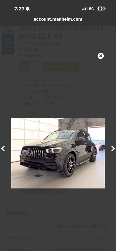 Mercedes-Benz GLE AMG GLE 53 4MATIC SUV 2021