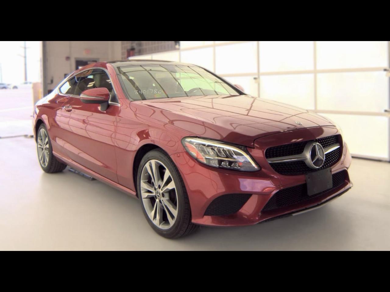 Red 2019 Mercedes-Benz C-Class Sedan All-Wheel Drive Automatic