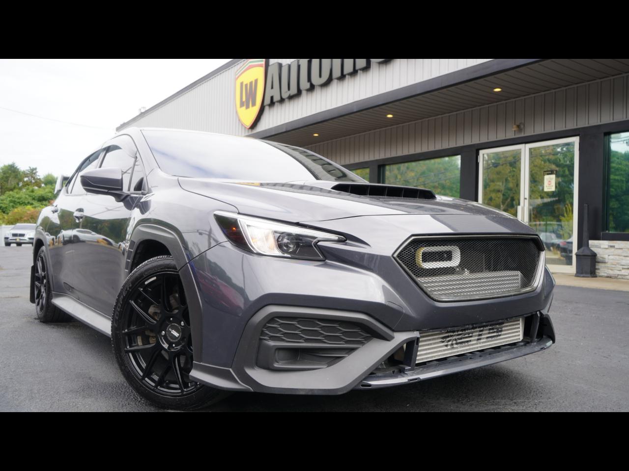 Gray 2022 Subaru WRX Sedan All-Wheel Drive Manual