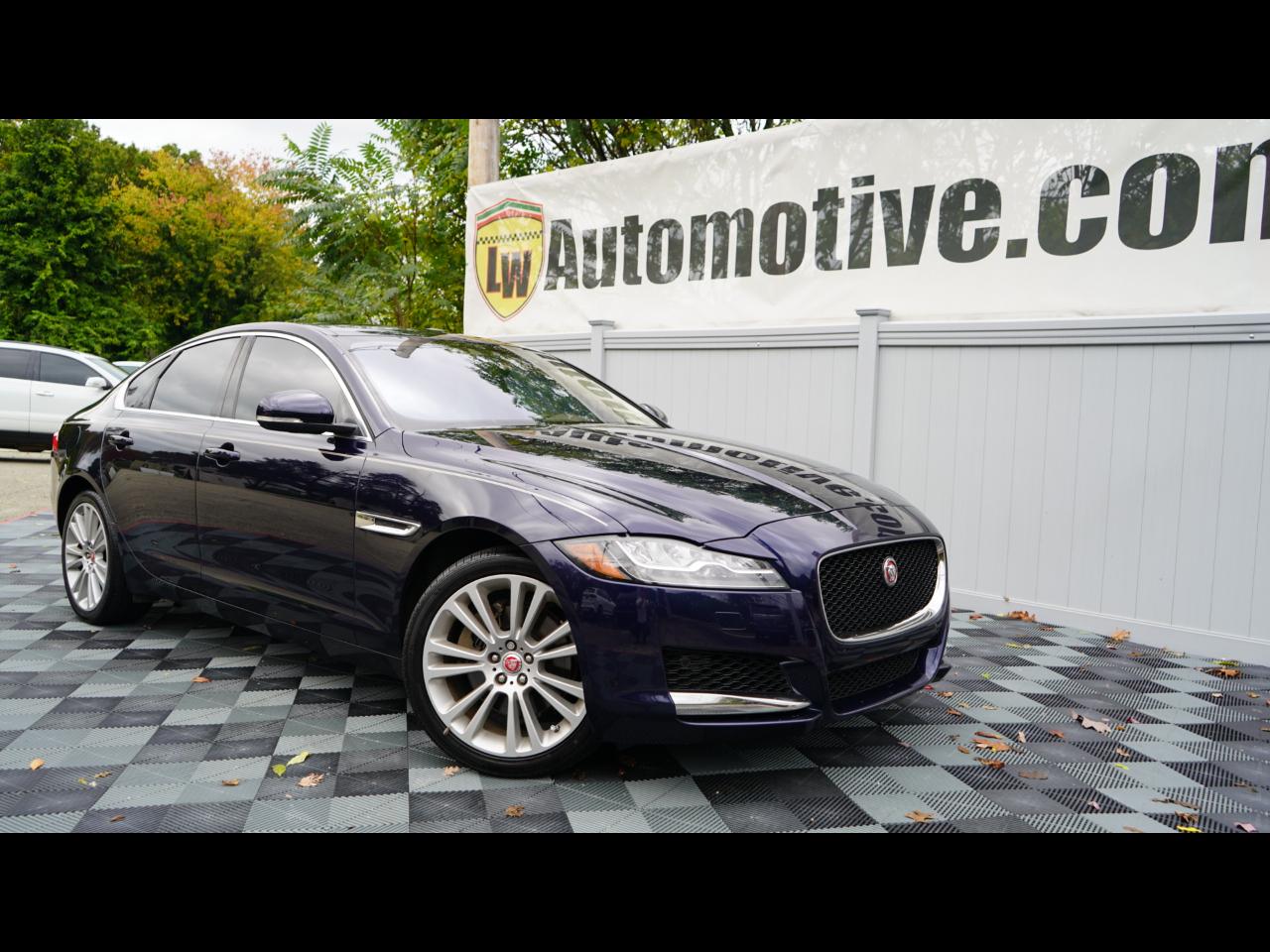 Blue 2020 Jaguar XF Sedan All-Wheel Drive 