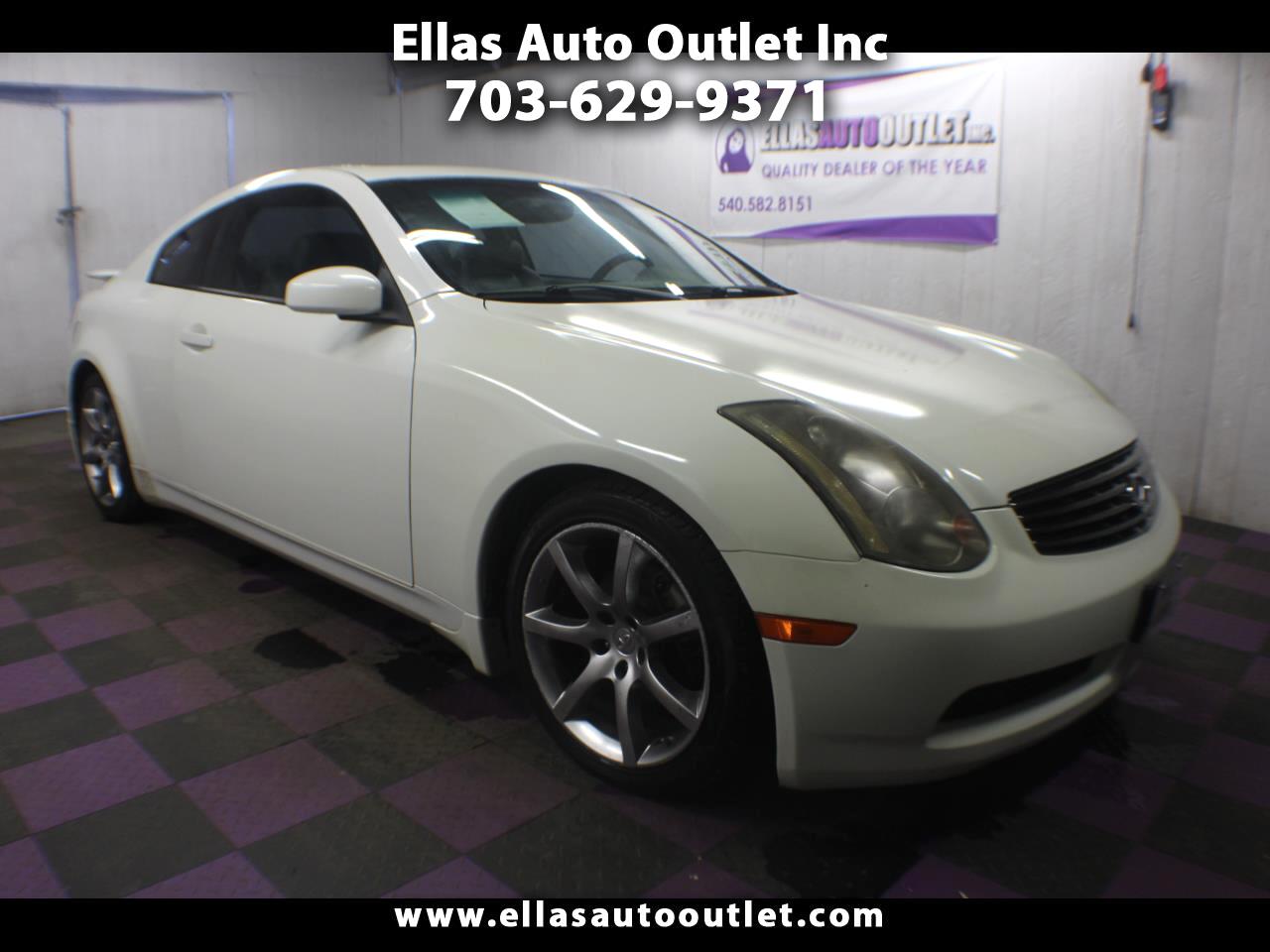 Used 2004 Infiniti G35 Coupe 2dr Cpe Auto W Leather For Sale In