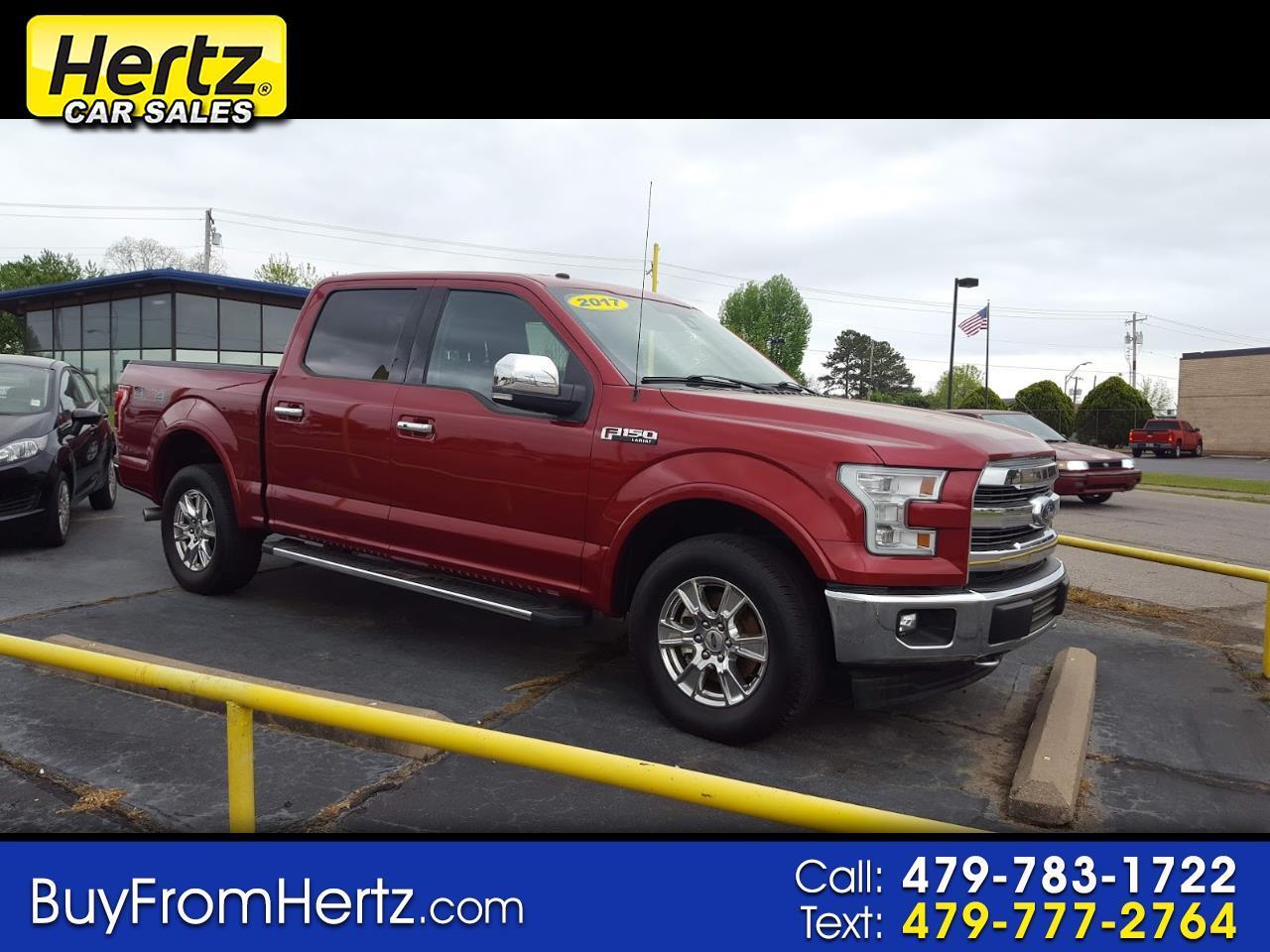 Used 2017 Ford F150 Lariat SuperCrew 5.5ft. Bed 4WD for Sale in Fort