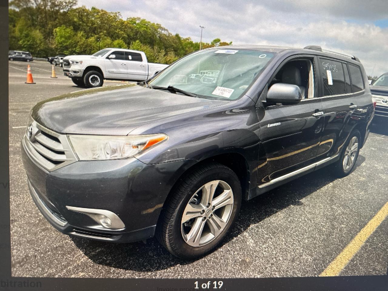 Toyota Highlander 4WD 4dr V6 Limited (Natl) 2012