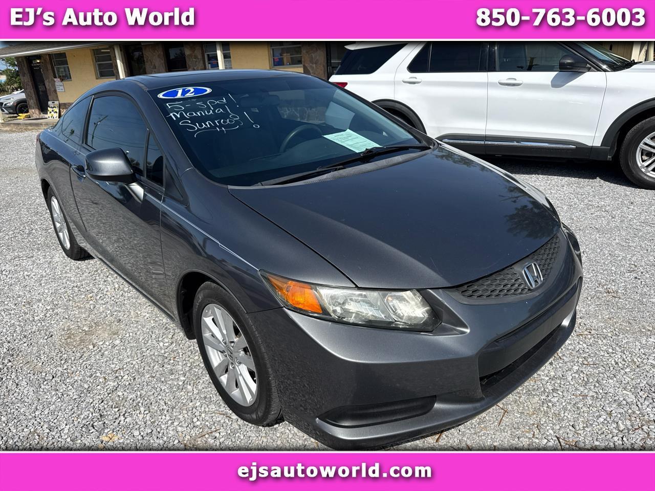 2012 Honda Civic Cpe 2dr Man EX