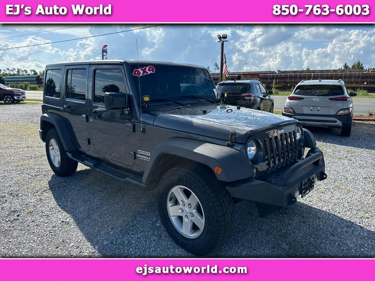 2016 Jeep Wrangler Unlimited 4WD 4dr Sport