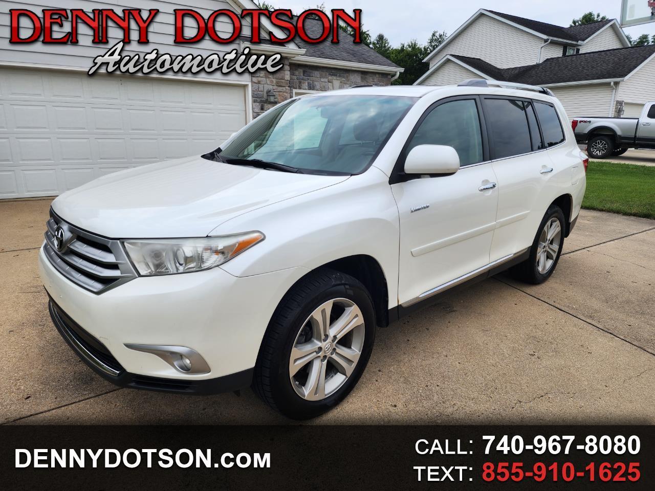 Toyota Highlander 4WD 4dr V6 Limited (Natl) 2012