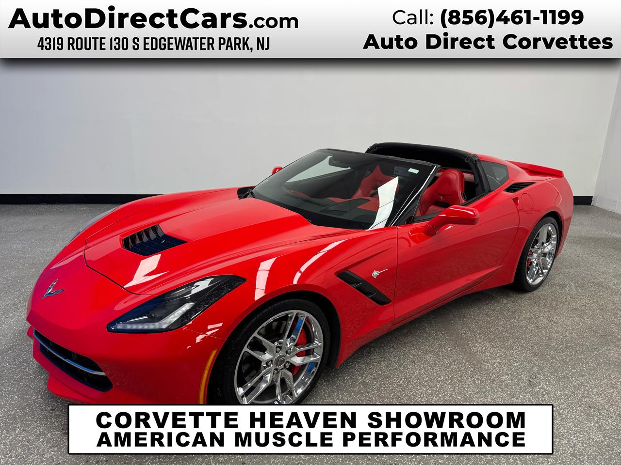 2015 Chevrolet Corvette 2dr Stingray Z51 Cpe w/3LT