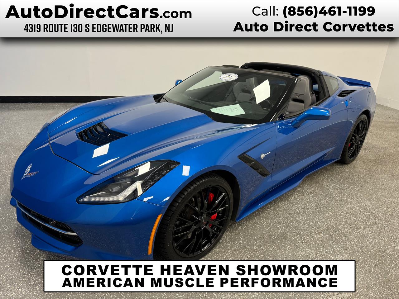 2016 Chevrolet Corvette 2dr Stingray Z51 Cpe w/2LT