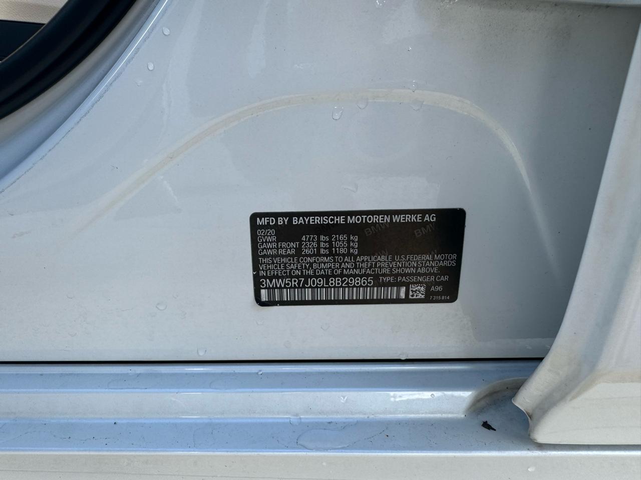 BMW 3-Series 330i xDrive 2020