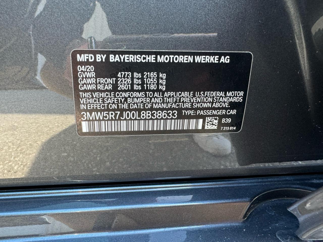 BMW 3-Series 330i xDrive 2020