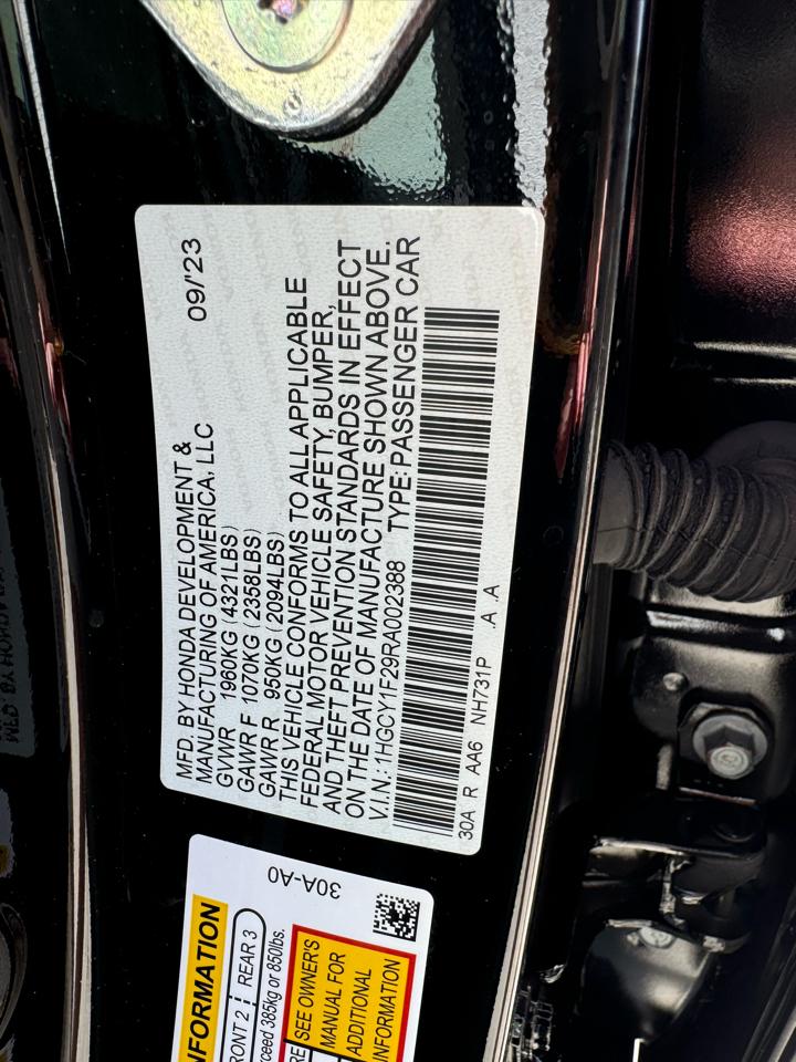 Honda Accord LX 2024