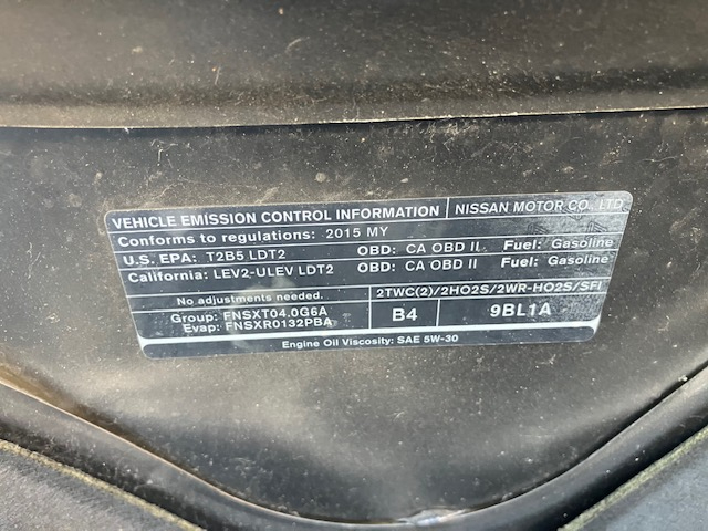 Nissan Frontier SL Crew Cab 5AT 4WD 2015