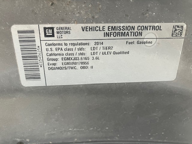 Cadillac SRX Performance Collection AWD 2014