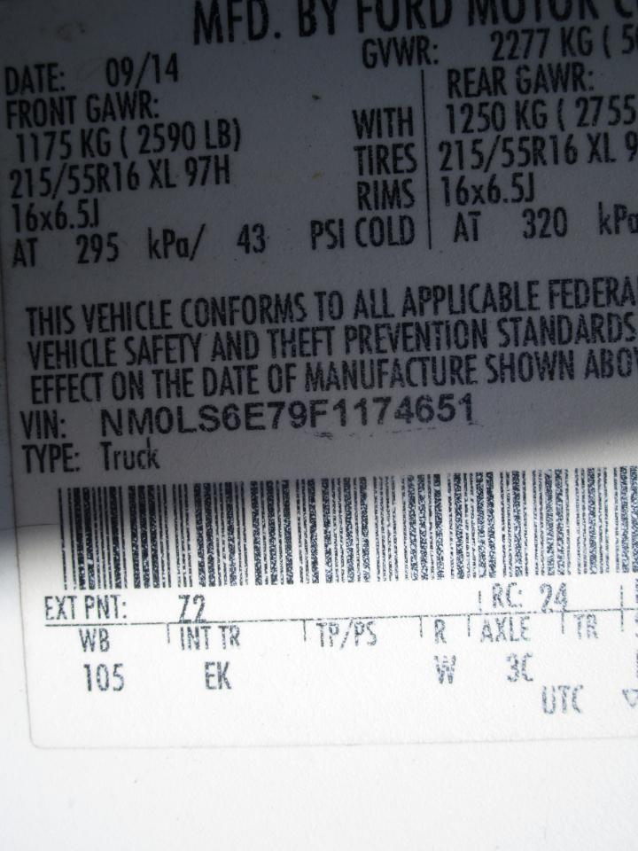 Ford Transit Connect XL 2015