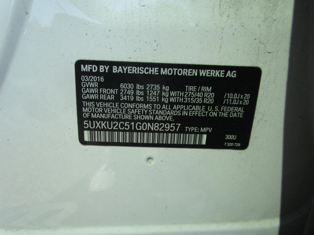 BMW X6 xDrive35i 2016