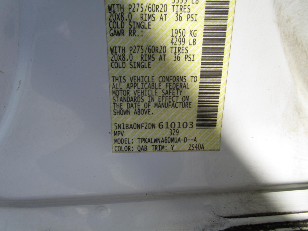 Nissan Armada Platinum 2WD 2013