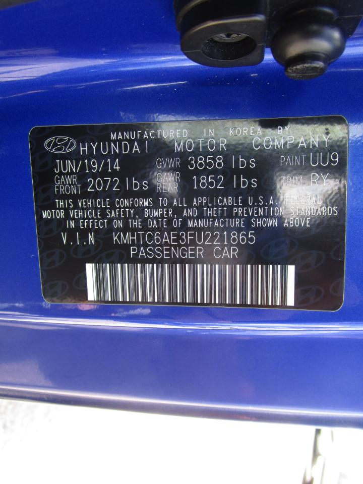 Hyundai Veloster Turbo 6MT 2015