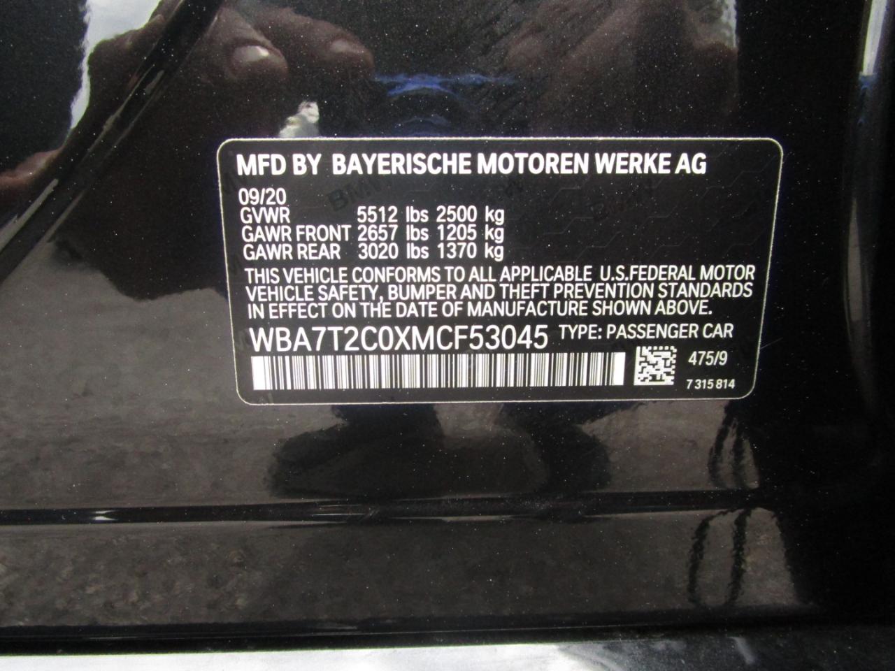 BMW 7-Series 740i 2021