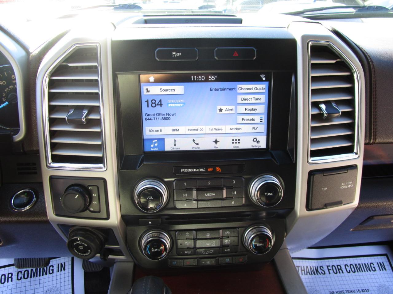 Ford F-150 Lariat SuperCrew 5.5-ft. Bed 4WD 2016