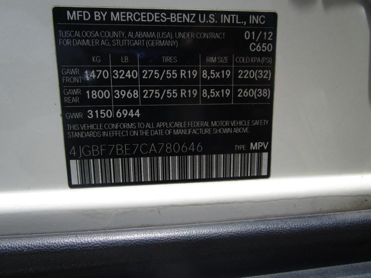 Mercedes-Benz GL-Class GL450 4MATIC 2012