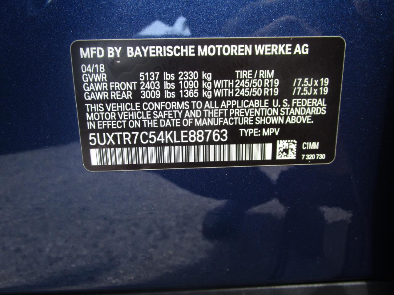 BMW X3 sDrive30i 2019